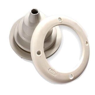 Nuova Rade kabelDoorvoer wit schroefring ø105mm gatmaat 55mm