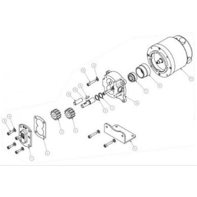 Rheinstrom Dieseloliepomp EP40 12/24V