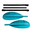Spinera Performance Kayak Paddle teal