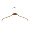 Blusen / Hemdenbügel Birkenholz natur lackiert mit Rockkerben, 42 cm Blusen / Hemdenbügel Birkenholz natur lackiert mit Rockkerben, 42 cm