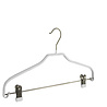 Blusen / Hemdenbügel Metall mit anti-rutsch Klammern und weißer anti-rutsch Beschichtung, 40 cm Blusen / Hemdenbügel Metall mit anti-rutsch Klammern und weißer anti-rutsch Beschichtung, 40 cm