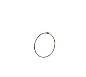 Gürtelbügel Metall verchromt ohne Haken