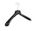 Jacken / Anzugbügel (gebogen) Kunststoff schwarz mit Schulterverbreiterung