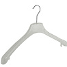Jacken / Anzugbügel Kunststoff transparent mit Schulterverbreiterung, 45 cm Jacken / Anzugbügel Kunststoff transparent mit Schulterverbreiterung, 45 cm