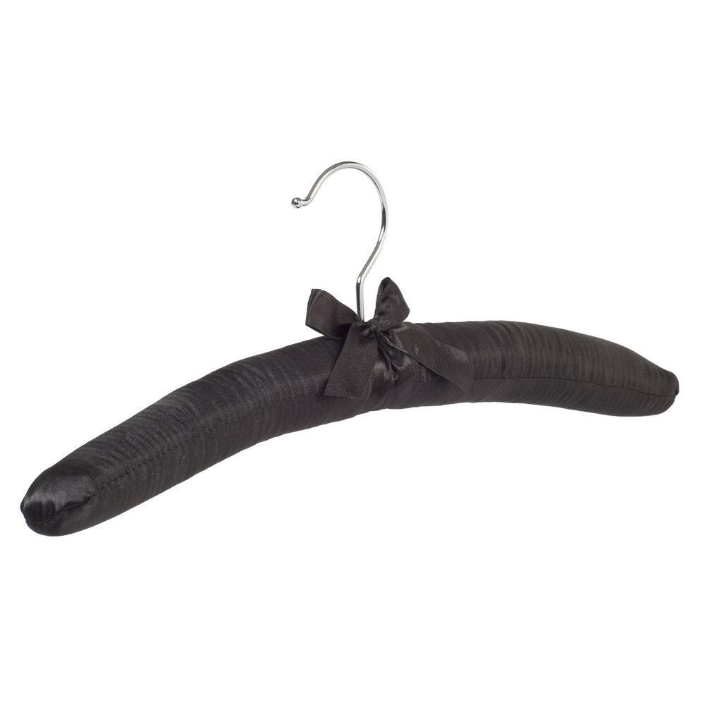 Blusen / Hemdenbügel Satin schwarz Blusen / Hemdenbügel Satin schwarz