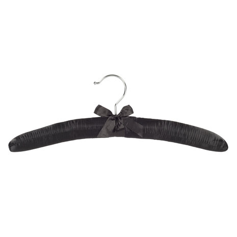 Blusen / Hemdenbügel Satin schwarz Blusen / Hemdenbügel Satin schwarz