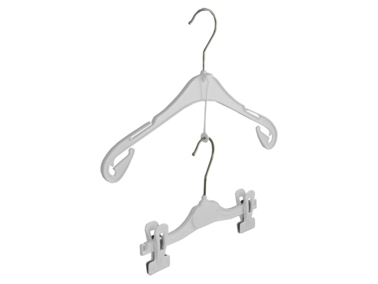 Bügelverbinder Kunststoff weiß