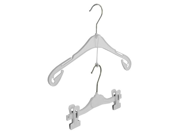 Bügelverbinder Kunststoff weiß