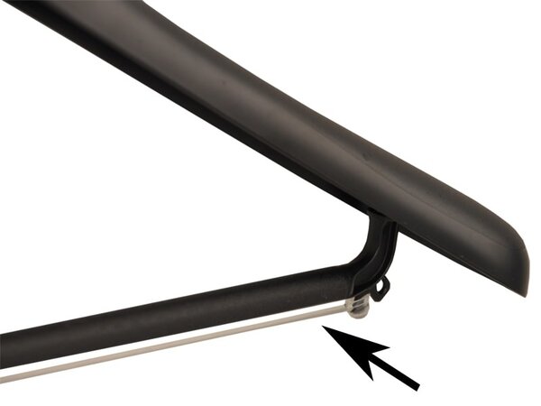 Silikon Hosenstrip transparent für Kunststoffbügel (100 St.) Silikon Hosenstrip transparent für Kunststoffbügel (100 St.)