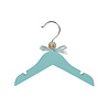 Blusen / Hemdenbügel (Baby) Lotusholz blau lackiert mit Rockkerben, 24 cm Blusen / Hemdenbügel (Baby) Lotusholz blau lackiert mit Rockkerben, 24 cm