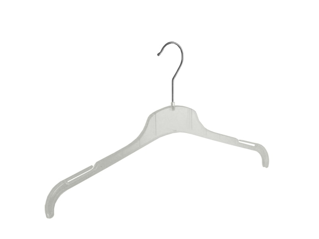 Blusen / Hemdenbügel (flach) Kunststoff transparent mit Rockkerben (gebraucht) Blusen / Hemdenbügel (flach) Kunststoff transparent mit Rockkerben (gebraucht)