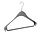 Jacken / Anzugbügel (gebogen) Kunststoff grau mit Schulterverbreiterung und Hosensteg