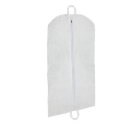 Kleidersack (non woven) weiß mit Reißverschluß Kleidersack (non woven) weiß mit Reißverschluß