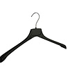 SER-VIZ Jacken / Anzugbügel (gebogen) Kunststoff schwarz mit Schulterverbreiterung SER-VIZ Jacken / Anzugbügel (gebogen) Kunststoff schwarz mit Schulterverbreiterung