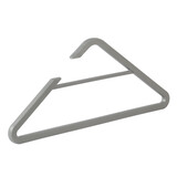 Garderobenbügel "Delta" Kunststoff silber