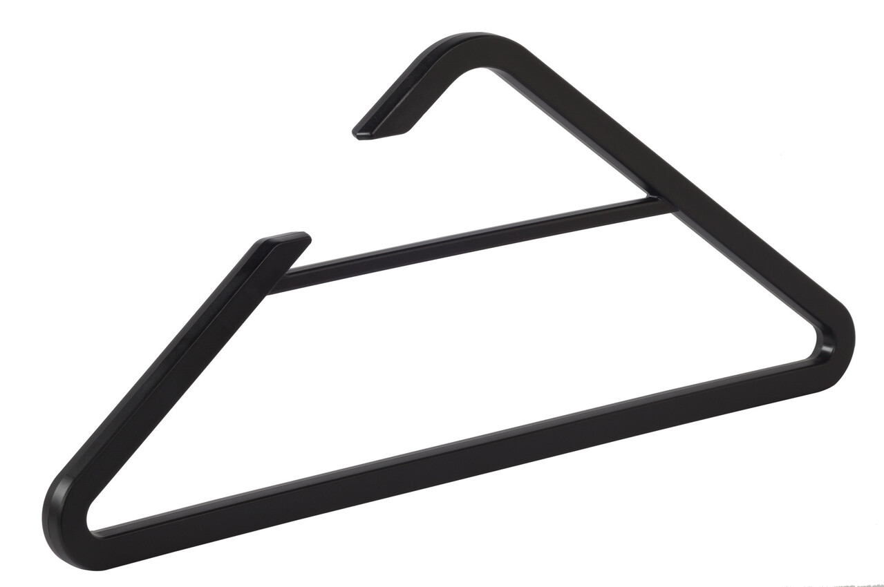 Garderobenbügel "Delta" Kunststoff schwarz Garderobenbügel "Delta" Kunststoff schwarz