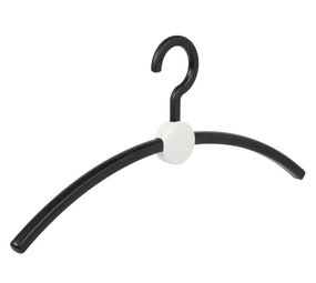 Garderobenbügel "Point" Kunststoff schwarz / weiß Garderobenbügel "Point" Kunststoff schwarz / weiß