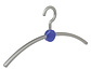 Garderobenbügel "Point" Kunststoff silber / blau Garderobenbügel "Point" Kunststoff silber / blau