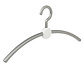 Garderobenbügel "Point" Kunststoff silber / weiß