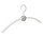 Garderobenbügel "Point" Kunststoff weiß / silber