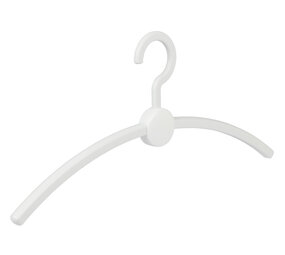 Garderobenbügel "Point" Kunststoff weiß / weiß Garderobenbügel "Point" Kunststoff weiß / weiß