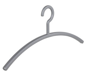 DER KLEIDERBÜGELRIESE Garderobenbügel "Primus" Kunststoff silber DER KLEIDERBÜGELRIESE Garderobenbügel "Primus" Kunststoff silber