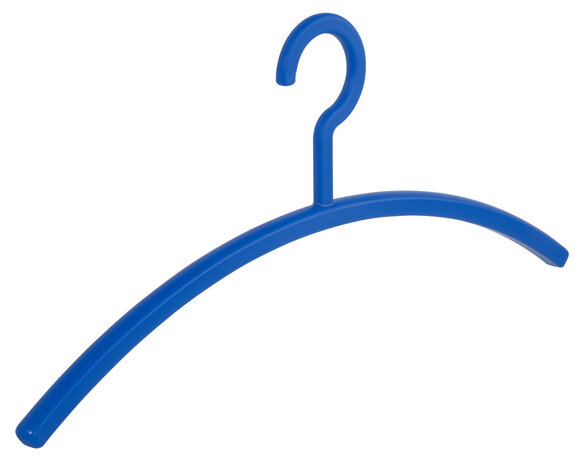 Garderobenbügel "Primus" Kunststoff blau