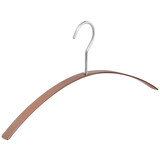 Jacken / Anzugbügel Lotusholz natur lackiert mit Schulterverbreiterung, 44 cm