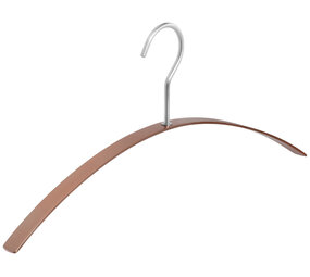 CW CONCEPT Jacken / Anzugbügel Lotusholz natur lackiert mit Schulterverbreiterung, 44 cm