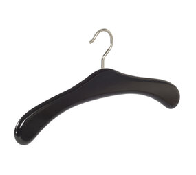 Garderobenbügel Buchenholz schwarz lackiert, 45 cm Garderobenbügel Buchenholz schwarz lackiert, 45 cm