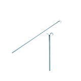 DER KLEIDERBÜGELRIESE Warengreifer verchromt DER KLEIDERBÜGELRIESE Warengreifer verchromt