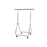 Reiserollständer zusammenklappbar verchromt, höhenverstellbar 80 - 170 cm