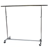 DER KLEIDERBÜGELRIESE Rollständer zusammenklappbar verchromt, höhenverstellbar 140 - 220 cm DER KLEIDERBÜGELRIESE Rollständer zusammenklappbar verchromt, höhenverstellbar 140 - 220 cm