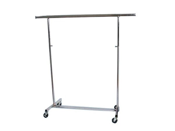 DER KLEIDERBÜGELRIESE Rollständer zusammenklappbar verchromt, höhenverstellbar 140 - 220 cm DER KLEIDERBÜGELRIESE Rollständer zusammenklappbar verchromt, höhenverstellbar 140 - 220 cm