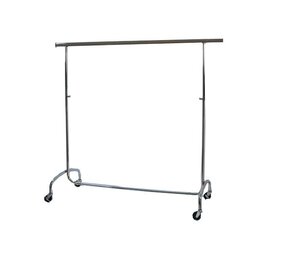 DER KLEIDERBÜGELRIESE Rollständer verchromt, höhenverstellbar 106 - 200 cm