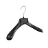 Jacken / Anzugbügel (gebogen) Kunststoff schwarz mit Schulterverbreiterung