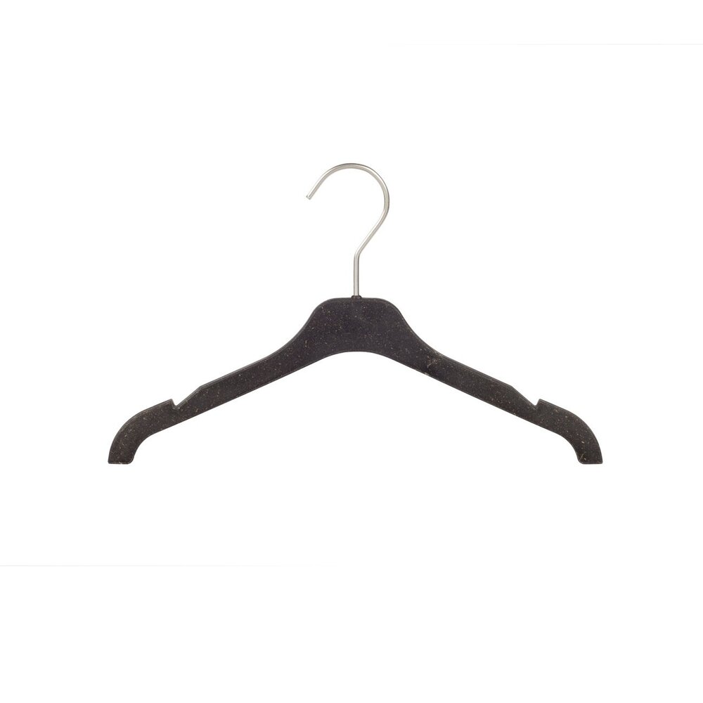 Blusen / Hemdenbügel (flach) Kunststoff Bio - Pro Nature (wiesengras) mit Rockkerben