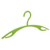 Garderobenbügel "Flipper" Kunststoff grün
