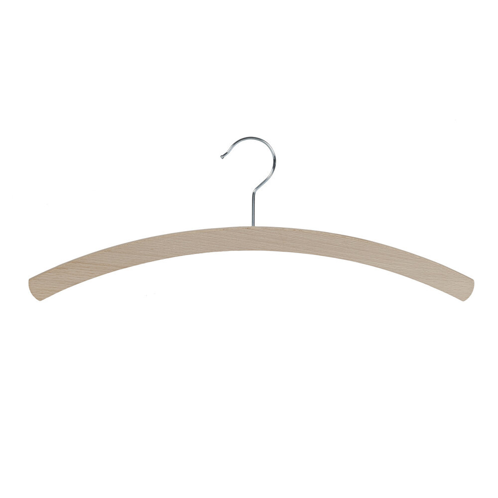 Blusen / Hemdenbügel Buchenholz unlackiert, 42 cm