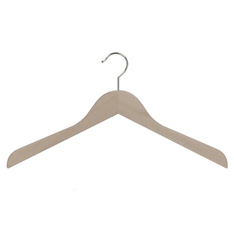 DER KLEIDERBÜGELRIESE Blusen / Hemdenbügel (flach) Buchenholz unlackiert DER KLEIDERBÜGELRIESE Blusen / Hemdenbügel (flach) Buchenholz unlackiert