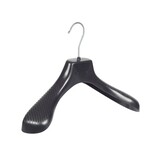 SER-VIZ Jacken / Anzugbügel (gebogen) Kunststoff schwarz mit Schulterverbreiterung SER-VIZ Jacken / Anzugbügel (gebogen) Kunststoff schwarz mit Schulterverbreiterung