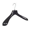 SER-VIZ Jacken / Anzugbügel (gebogen) Kunststoff schwarz mit Schulterverbreiterung SER-VIZ Jacken / Anzugbügel (gebogen) Kunststoff schwarz mit Schulterverbreiterung