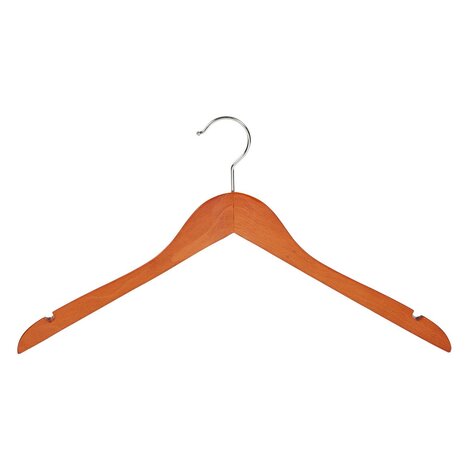 DER KLEIDERBÜGELRIESE Blusen / Hemdenbügel (gewinkelt) Buchenholz kirsch gebeizt mit Rockkerben DER KLEIDERBÜGELRIESE Blusen / Hemdenbügel (gewinkelt) Buchenholz kirsch gebeizt mit Rockkerben