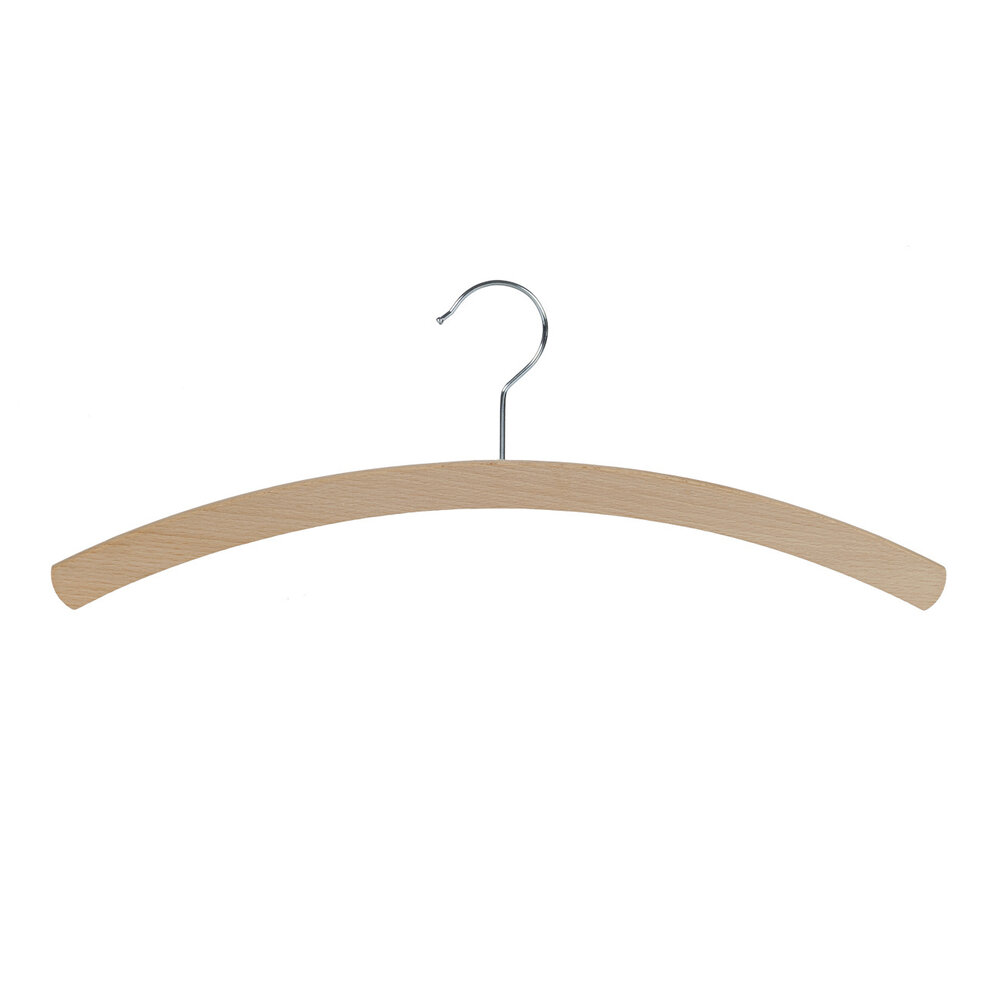 Blusen / Hemdenbügel Buchenholz natur lackiert, 42 cm Blusen / Hemdenbügel Buchenholz natur lackiert, 42 cm