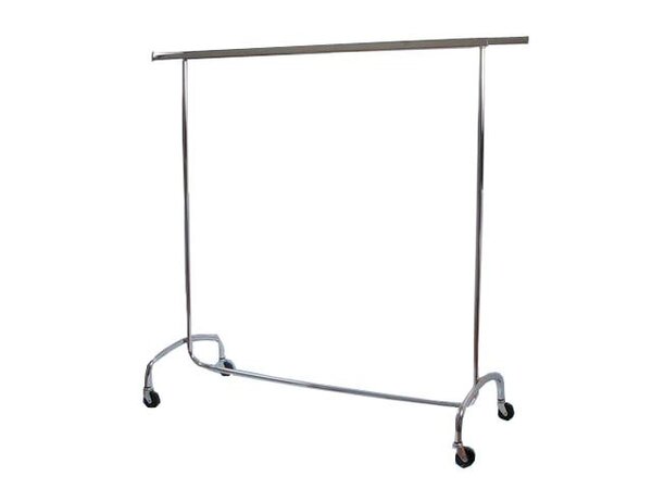 Rollständer verchromt, feste Höhe 150 cm