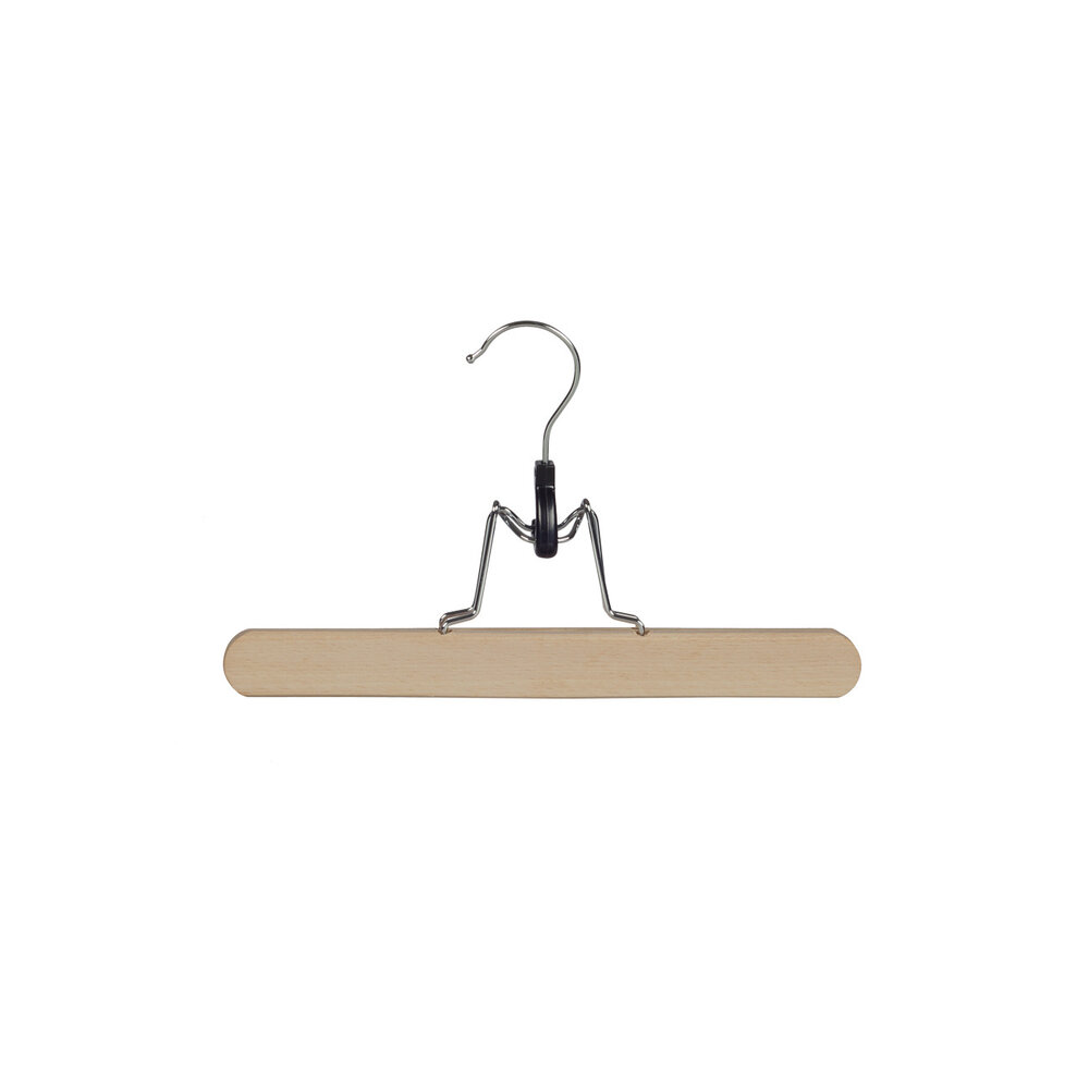 Hosenklemme Buchenholz natur lackiert mit Filz Einlage Hosenklemme Buchenholz natur lackiert mit Filz Einlage