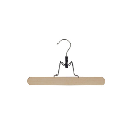 Hosenklemme Buchenholz natur lackiert mit Filz Einlage Hosenklemme Buchenholz natur lackiert mit Filz Einlage