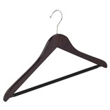 Blusen / Hemdenbügel (gewinkelt) Buchenholz wenge gebeizt mit anti-rutsch Hosensteg Blusen / Hemdenbügel (gewinkelt) Buchenholz wenge gebeizt mit anti-rutsch Hosensteg