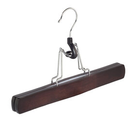 Hosenklemme Buchenholz wenge gebeizt mit Filz Einlage Hosenklemme Buchenholz wenge gebeizt mit Filz Einlage