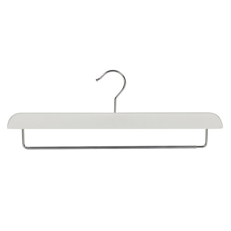 DER KLEIDERBÜGELRIESE Hosenbügel Buchenholz weiß lackiert mit anti-rutsch Hosensteg DER KLEIDERBÜGELRIESE Hosenbügel Buchenholz weiß lackiert mit anti-rutsch Hosensteg